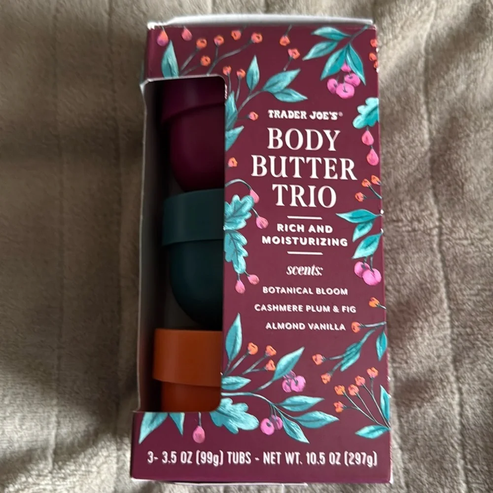 BNIB TRADER JOE’S BODY BUTTER TRIO - Picture 1 of 4